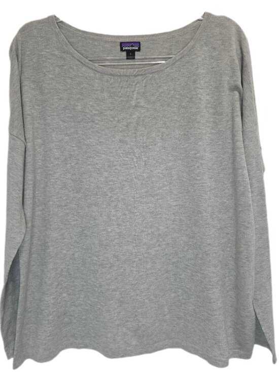 Patagonia Sweaters - 1533 Patagonia Relaxed Fit Organic Cotton Blend Long Sleeve Sweater Sz.L Women